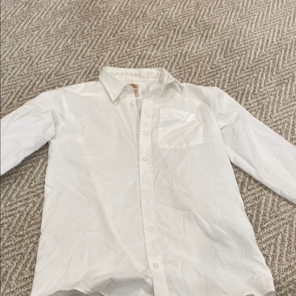 Classic White Men's Shirt